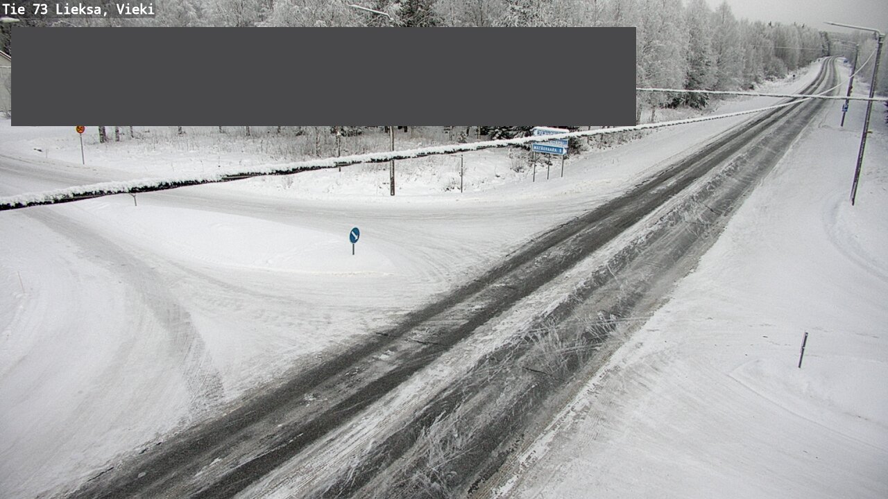 Kelikamerat Kuva Tie 73 Lieksa; Vieki, Lieksa, Pohjois-Karjala