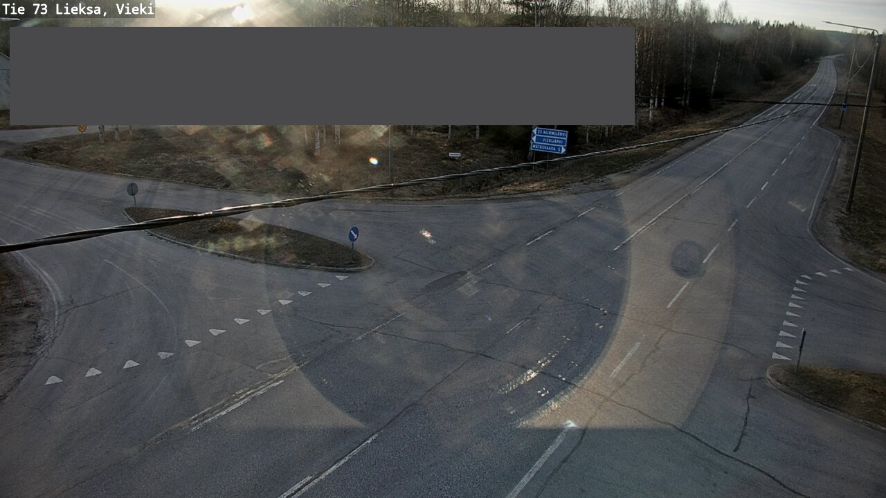 Weather Camera Image Road 73 Lieksa, Vieki, Lieksa, Pohjois-Karjala