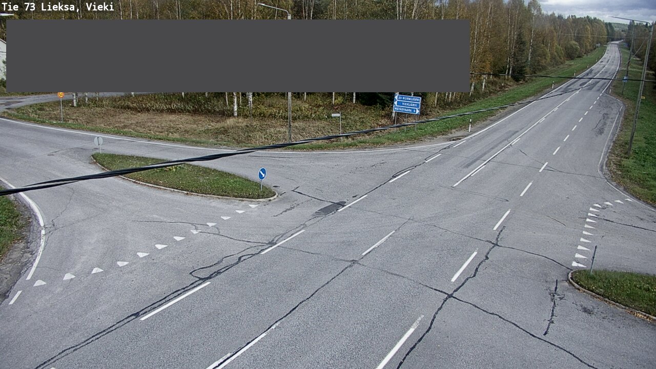 Kelikamerat Kuva Tie 73 Lieksa; Vieki, Lieksa, Pohjois-Karjala