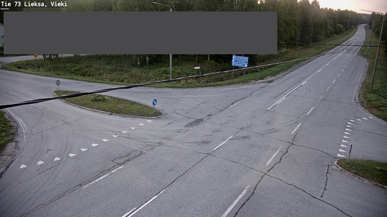 Kelikamerat Kuva Tie 73 Lieksa; Vieki, Lieksa, Pohjois-Karjala