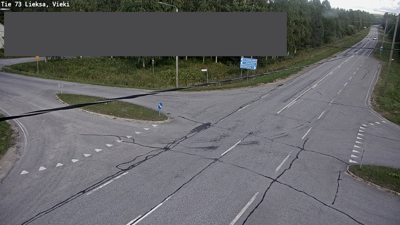 Kelikamerat Kuva Tie 73 Lieksa; Vieki, Lieksa, Pohjois-Karjala