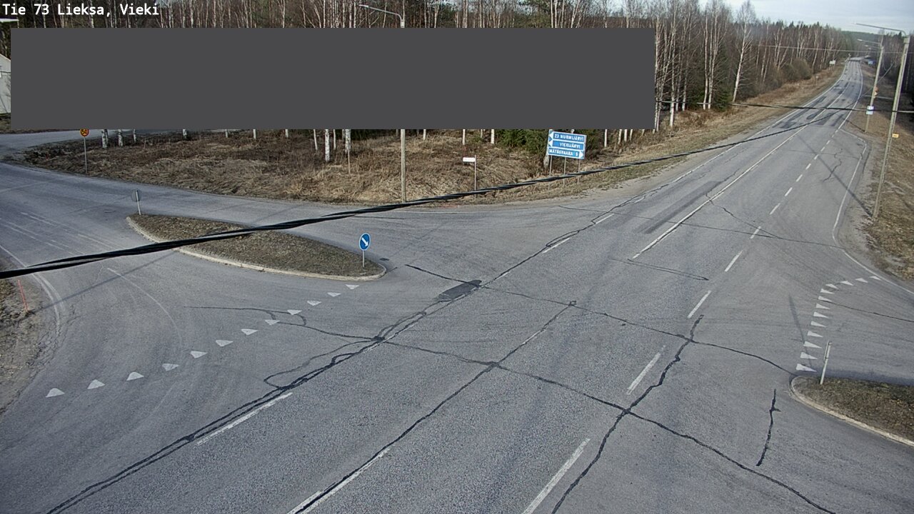 Kelikamerat Kuva Tie 73 Lieksa; Vieki, Lieksa, Pohjois-Karjala
