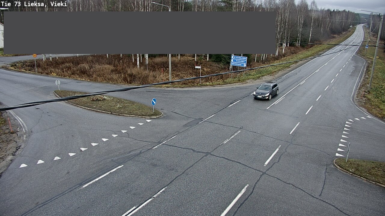 Kelikamerat Kuva Tie 73 Lieksa; Vieki, Lieksa, Pohjois-Karjala