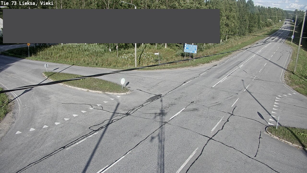 Kelikamerat Kuva Tie 73 Lieksa; Vieki, Lieksa, Pohjois-Karjala