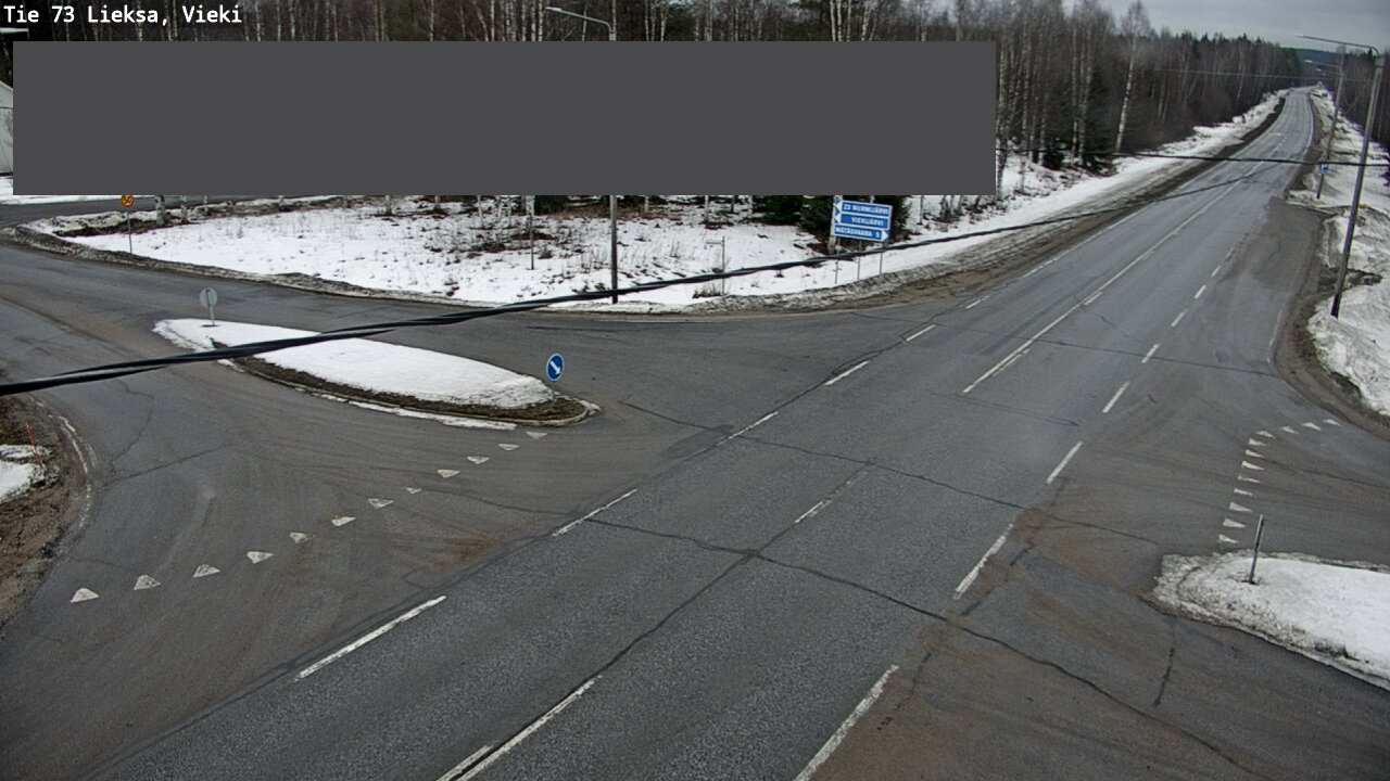 Weather Camera Image Väg 73 Lieksa, Vieki, Lieksa, Pohjois-Karjala