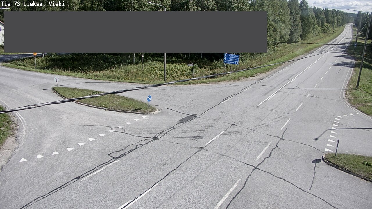 Kelikamerat Kuva Tie 73 Lieksa; Vieki, Lieksa, Pohjois-Karjala