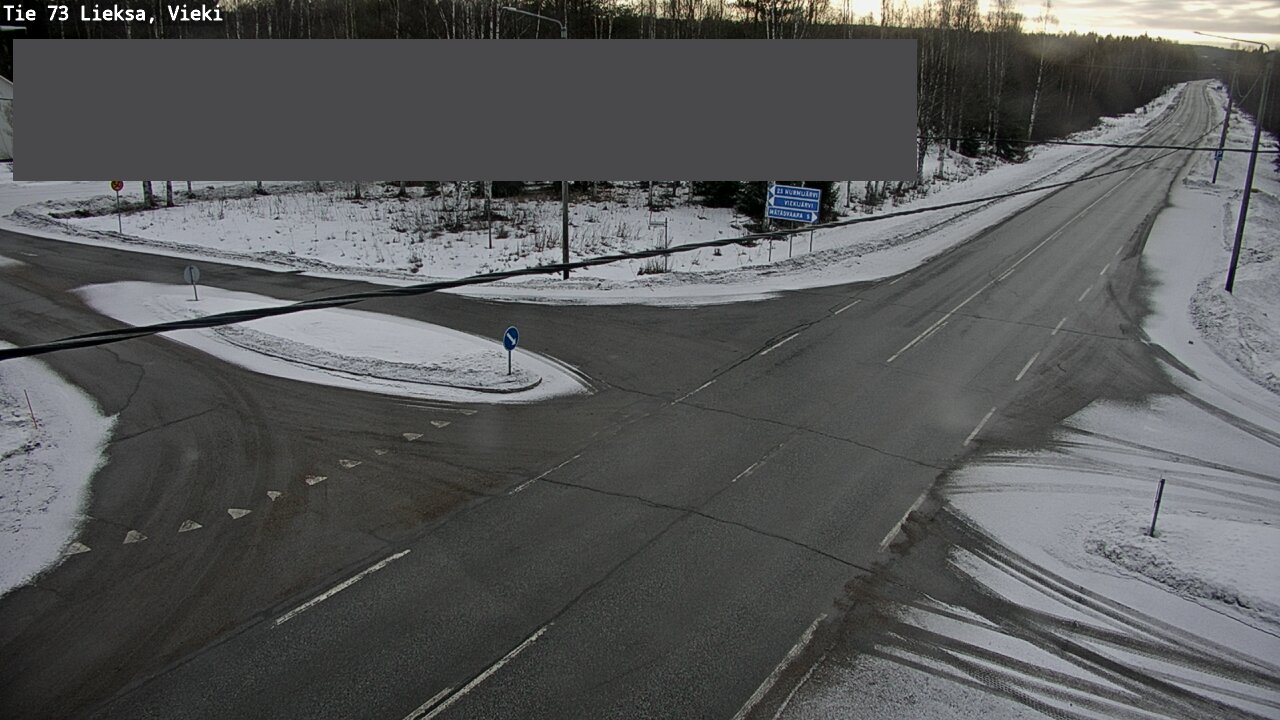 Kelikamerat Kuva Tie 73 Lieksa; Vieki, Lieksa, Pohjois-Karjala