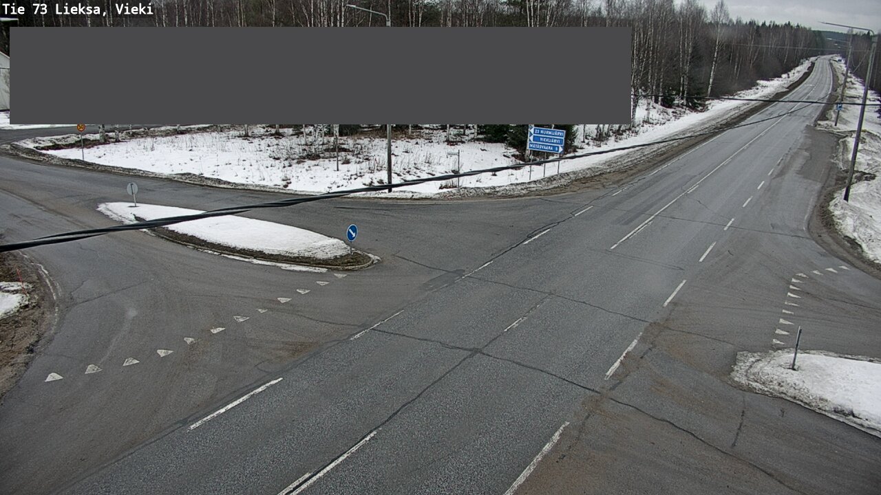 Weather Camera Image Väg 73 Lieksa, Vieki, Lieksa, Pohjois-Karjala