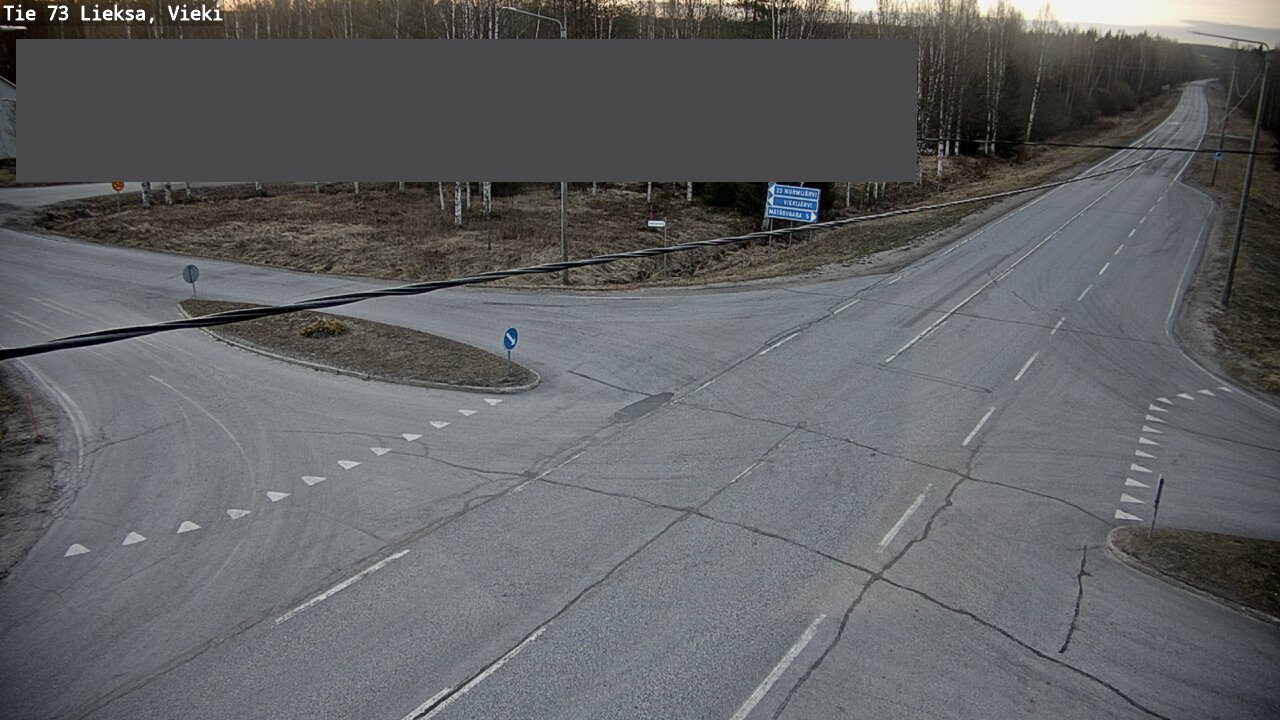 Weather Camera Image Road 73 Lieksa, Vieki, Lieksa, Pohjois-Karjala