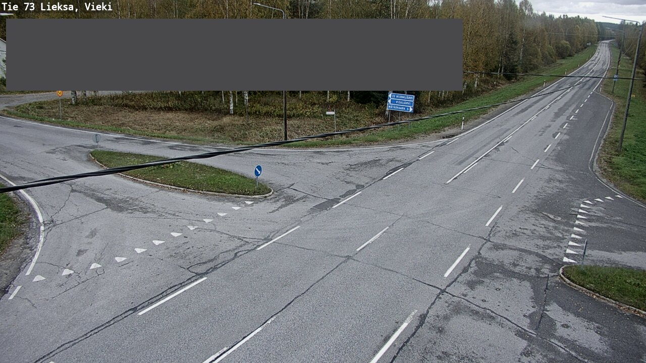 Weather Camera Image Väg 73 Lieksa, Vieki, Lieksa, Pohjois-Karjala