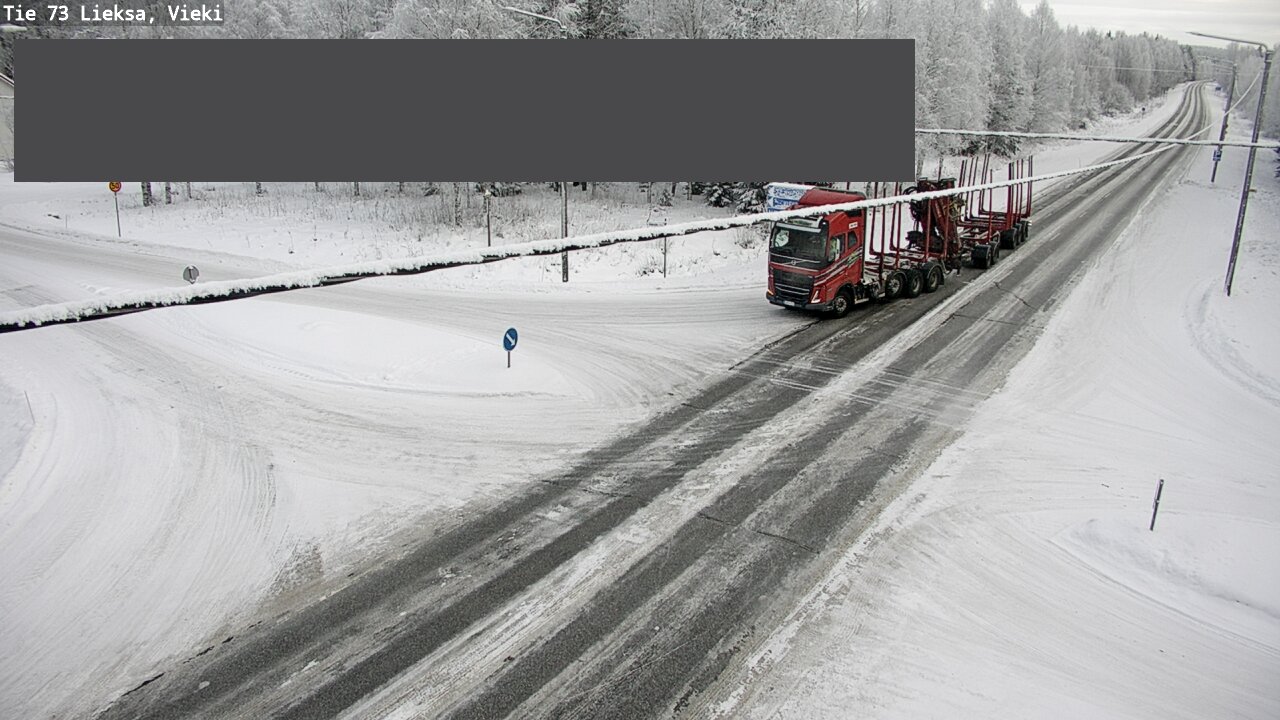 Weather Camera Image Road 73 Lieksa, Vieki, Lieksa, Pohjois-Karjala