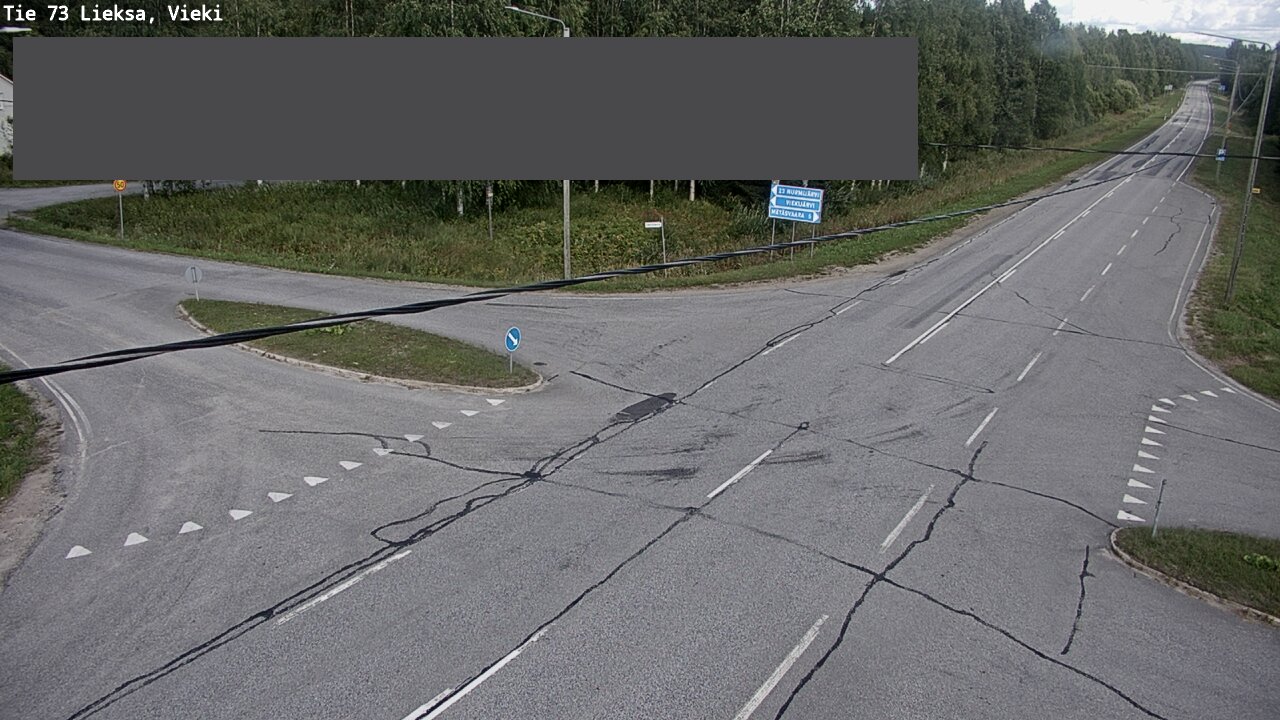 Kelikamerat Kuva Tie 73 Lieksa; Vieki, Lieksa, Pohjois-Karjala