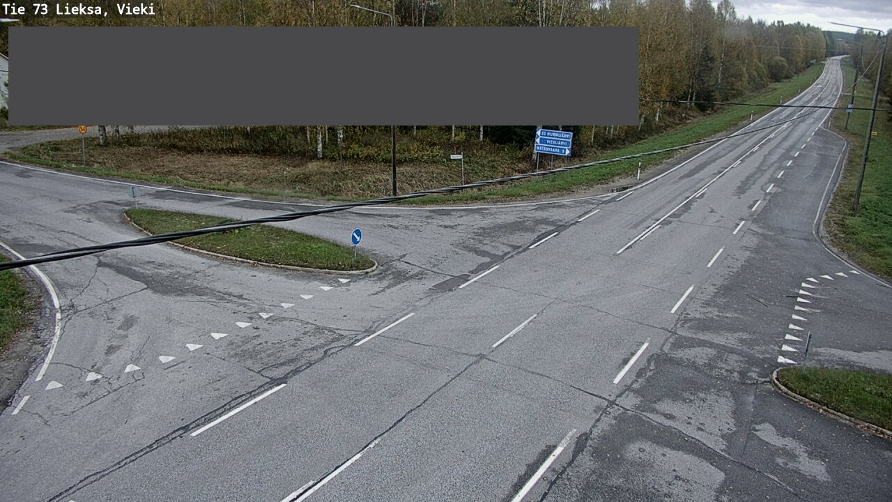 Weather Camera Image Väg 73 Lieksa, Vieki, Lieksa, Pohjois-Karjala