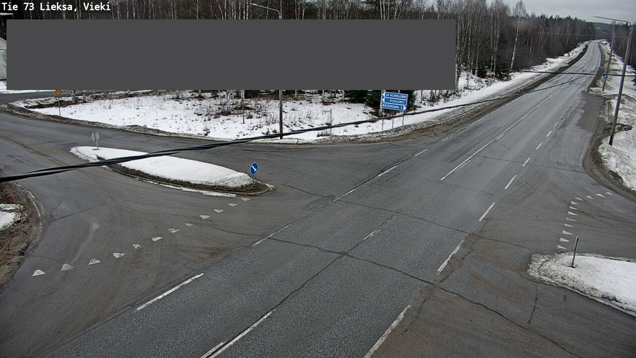 Weather Camera Image Väg 73 Lieksa, Vieki, Lieksa, Pohjois-Karjala