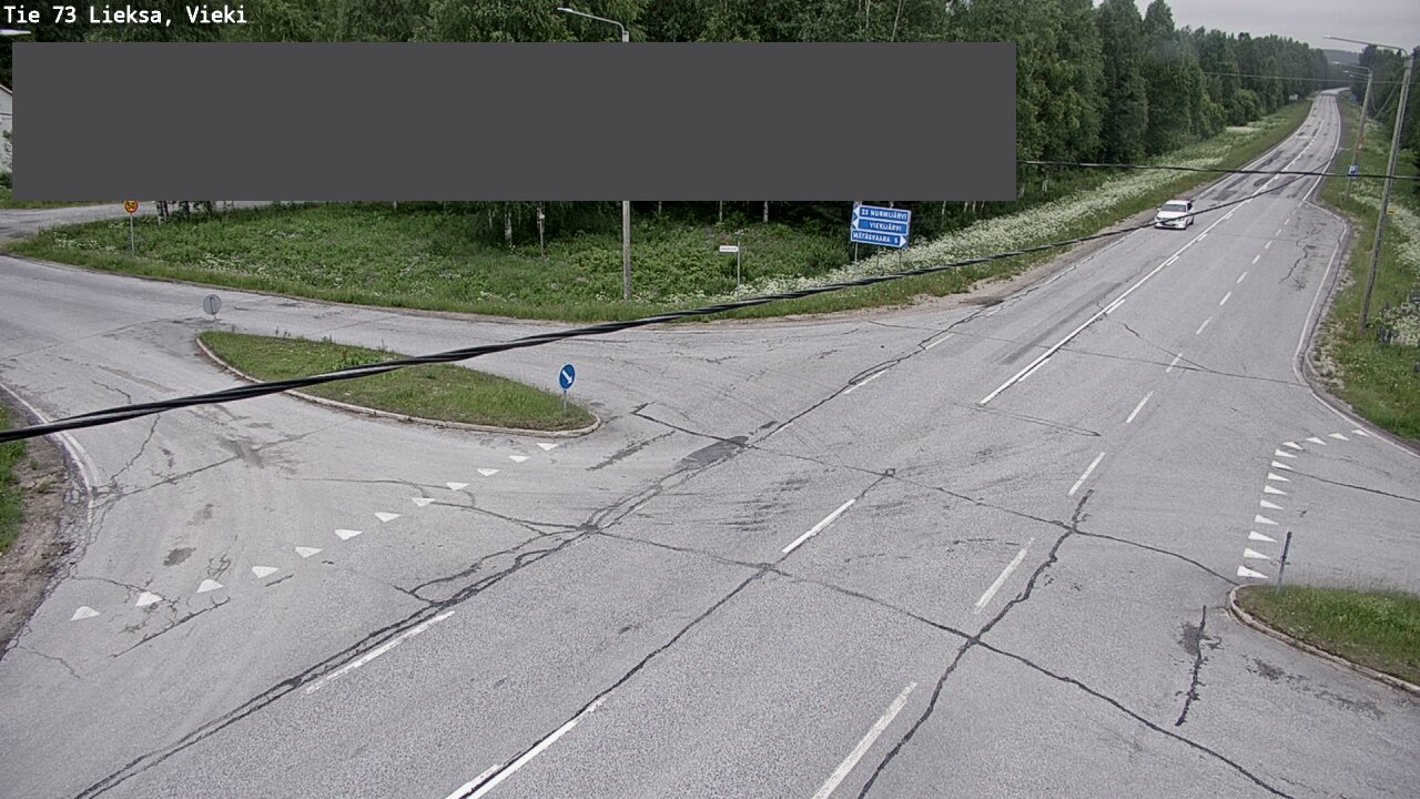 Kelikamerat Kuva Tie 73 Lieksa; Vieki, Lieksa, Pohjois-Karjala