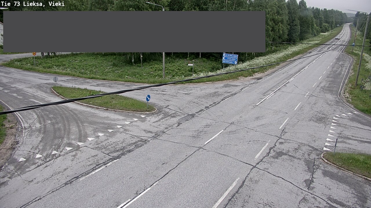Kelikamerat Kuva Tie 73 Lieksa; Vieki, Lieksa, Pohjois-Karjala