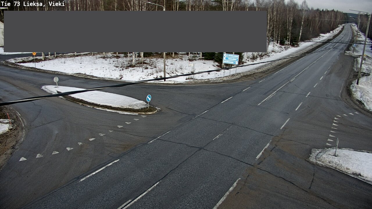 Weather Camera Image Väg 73 Lieksa, Vieki, Lieksa, Pohjois-Karjala