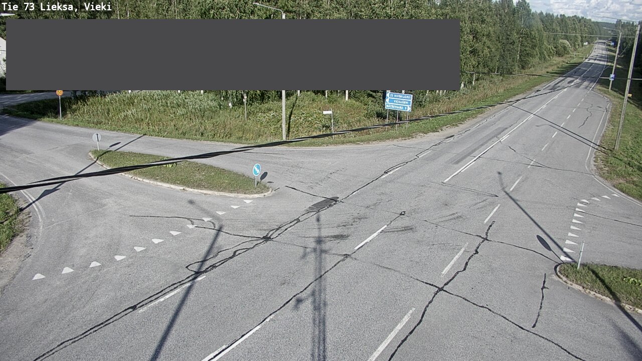 Kelikamerat Kuva Tie 73 Lieksa; Vieki, Lieksa, Pohjois-Karjala