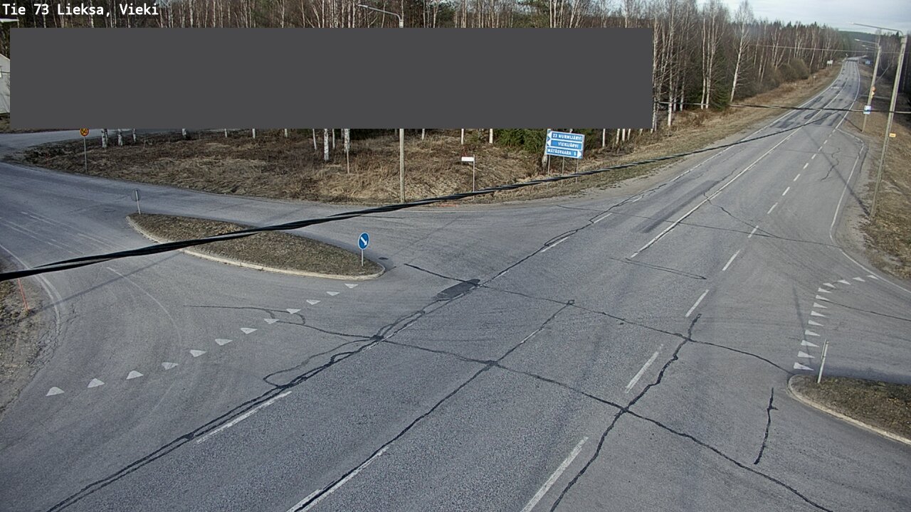 Kelikamerat Kuva Tie 73 Lieksa; Vieki, Lieksa, Pohjois-Karjala