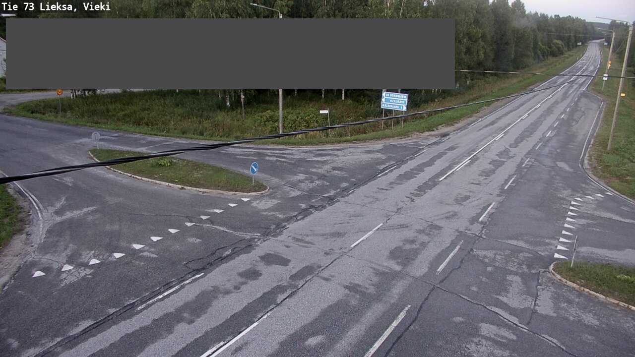 Kelikamerat Kuva Tie 73 Lieksa; Vieki, Lieksa, Pohjois-Karjala