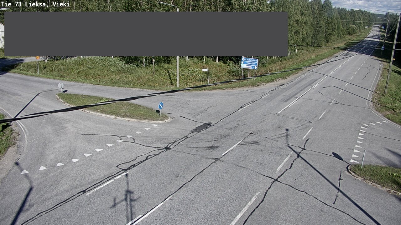 Kelikamerat Kuva Tie 73 Lieksa; Vieki, Lieksa, Pohjois-Karjala
