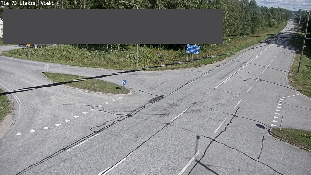 Kelikamerat Kuva Tie 73 Lieksa; Vieki, Lieksa, Pohjois-Karjala
