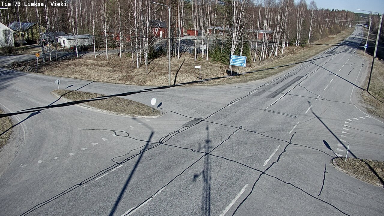 Weather Camera Image Väg 73 Lieksa, Vieki, Lieksa, Pohjois-Karjala
