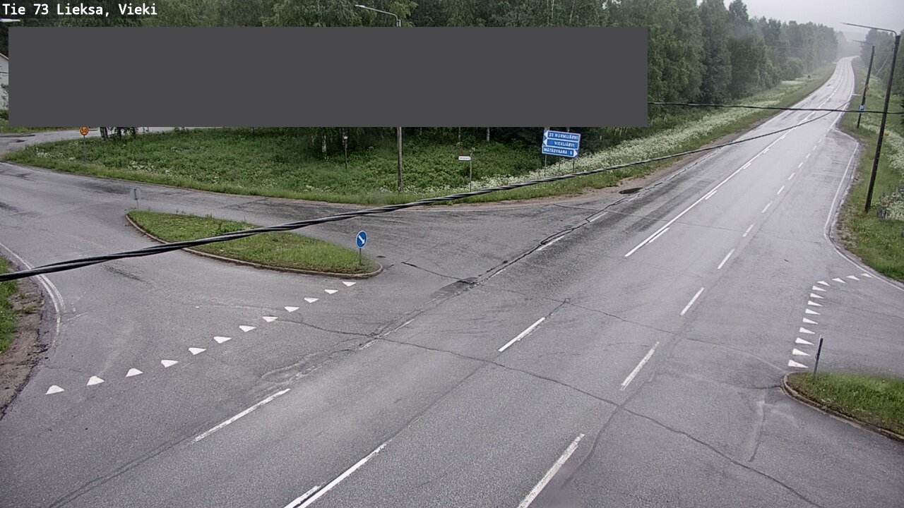 Kelikamerat Kuva Tie 73 Lieksa; Vieki, Lieksa, Pohjois-Karjala