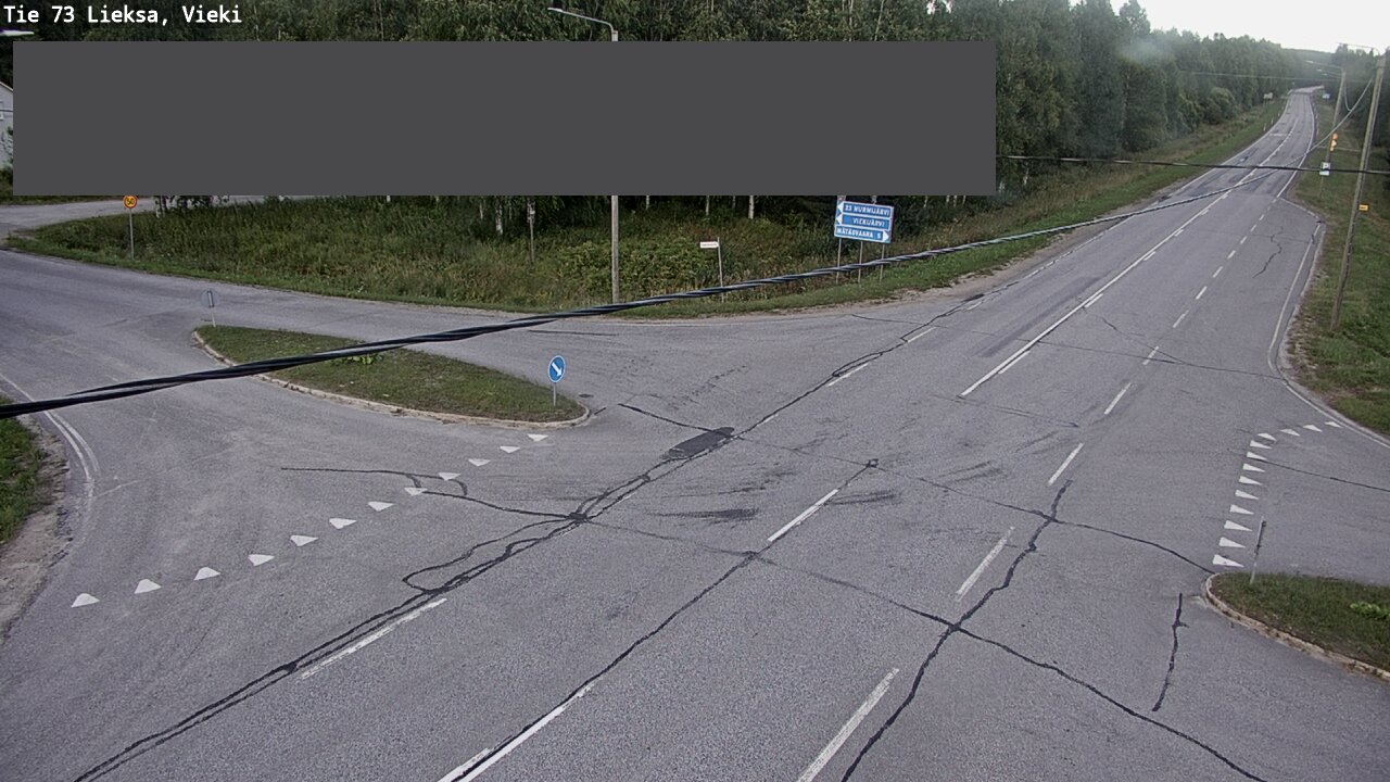 Kelikamerat Kuva Tie 73 Lieksa; Vieki, Lieksa, Pohjois-Karjala