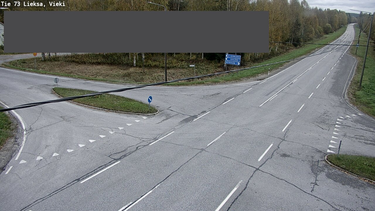 Weather Camera Image Road 73 Lieksa, Vieki, Lieksa, Pohjois-Karjala