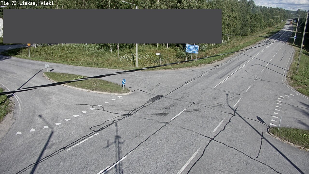 Kelikamerat Kuva Tie 73 Lieksa; Vieki, Lieksa, Pohjois-Karjala