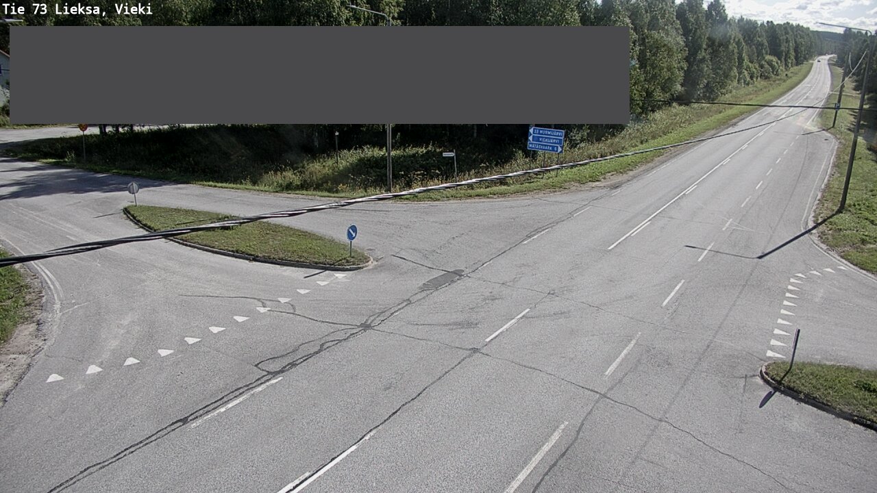 Kelikamerat Kuva Tie 73 Lieksa; Vieki, Lieksa, Pohjois-Karjala