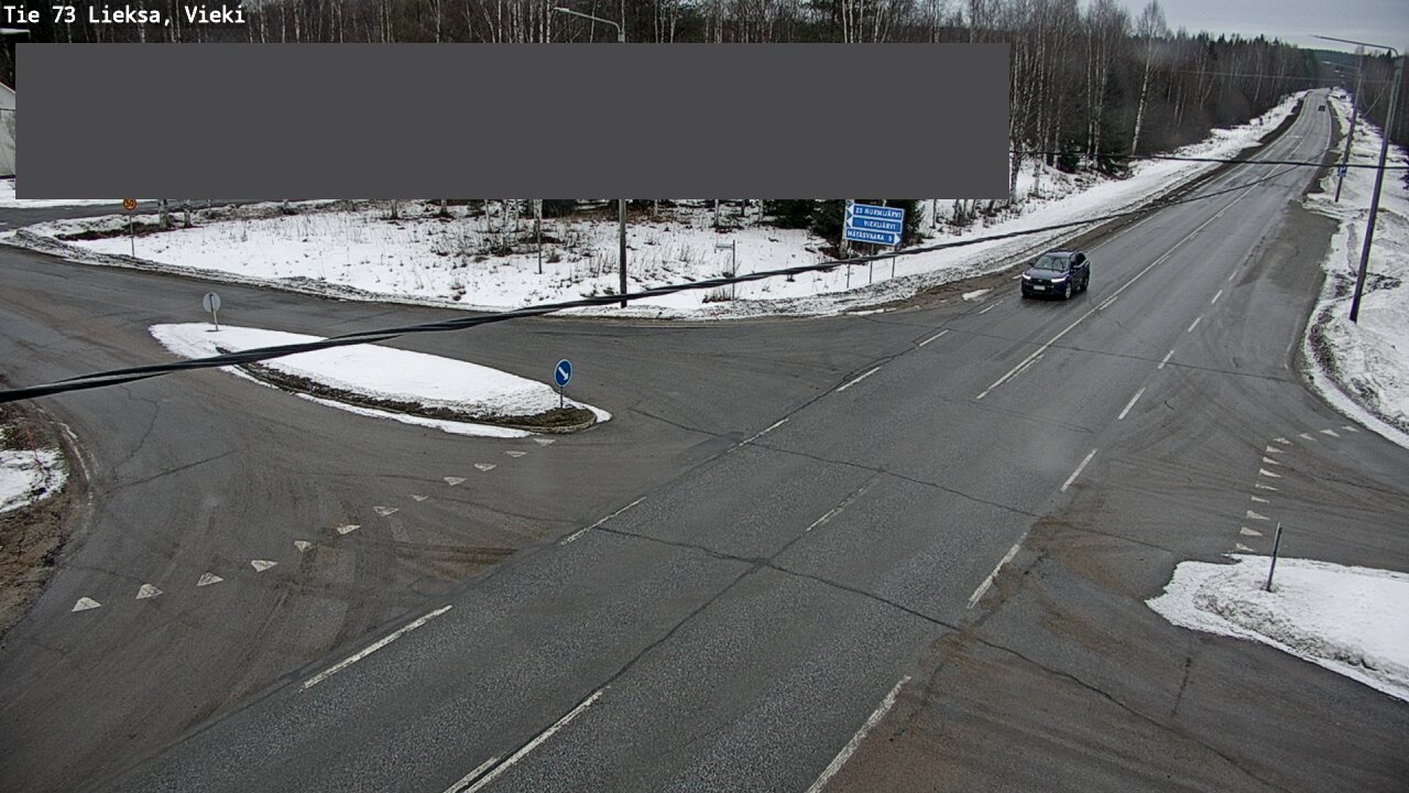 Weather Camera Image Road 73 Lieksa, Vieki, Lieksa, Pohjois-Karjala