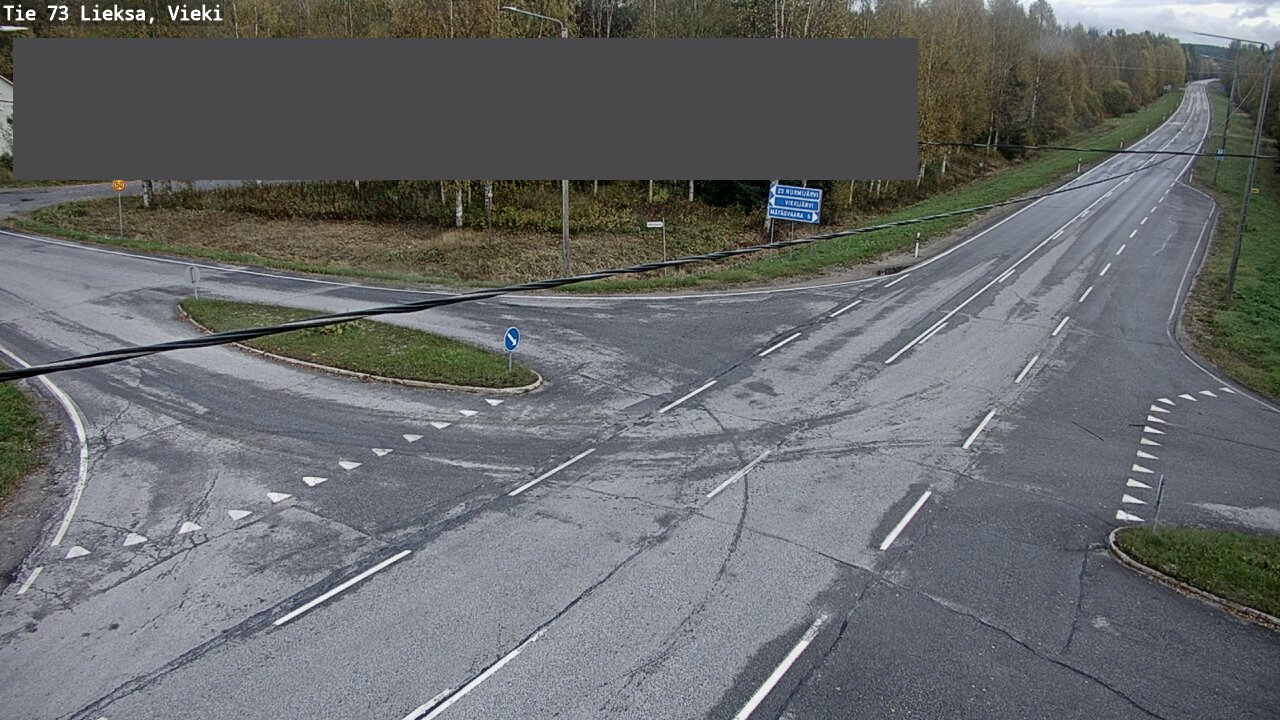 Weather Camera Image Road 73 Lieksa, Vieki, Lieksa, Pohjois-Karjala