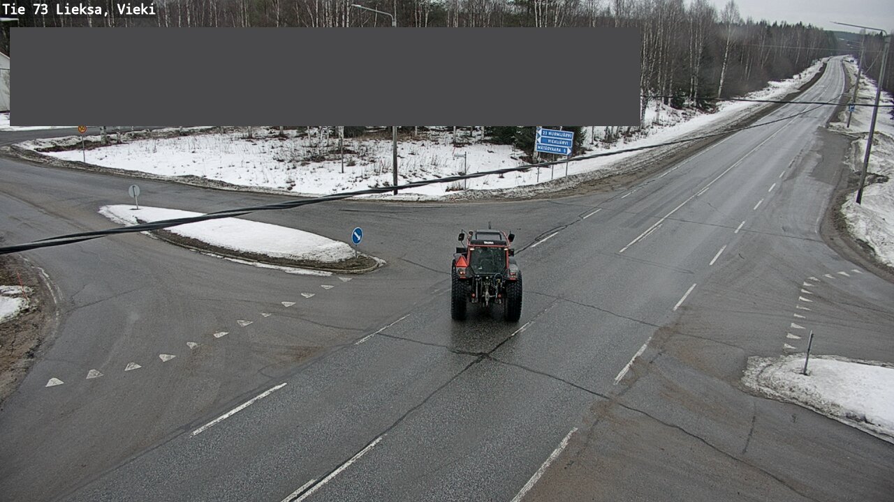 Weather Camera Image Väg 73 Lieksa, Vieki, Lieksa, Pohjois-Karjala