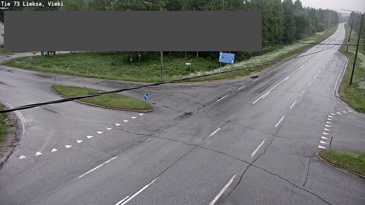 Kelikamerat Kuva Tie 73 Lieksa; Vieki, Lieksa, Pohjois-Karjala