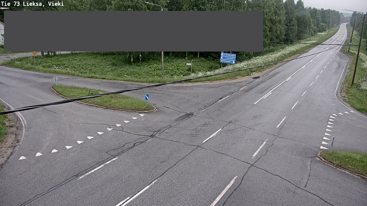 Kelikamerat Kuva Tie 73 Lieksa; Vieki, Lieksa, Pohjois-Karjala