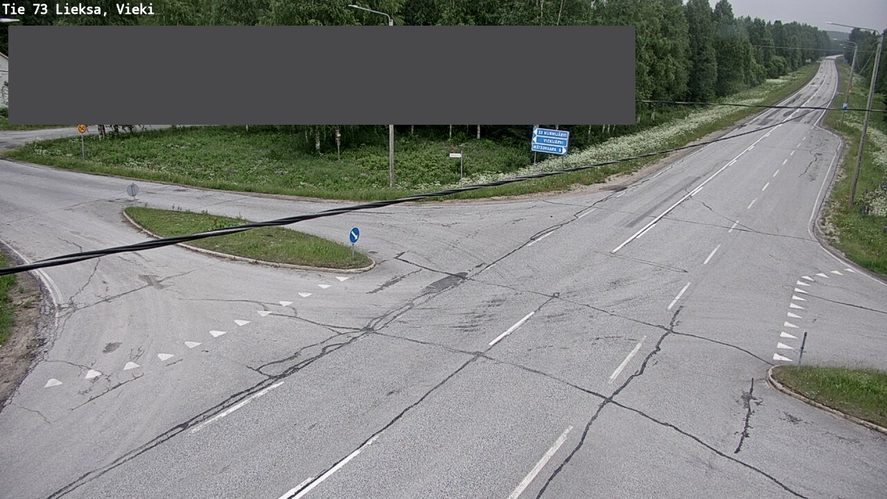 Kelikamerat Kuva Tie 73 Lieksa; Vieki, Lieksa, Pohjois-Karjala