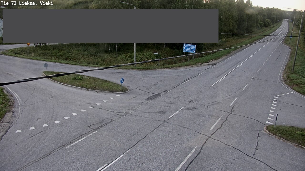 Kelikamerat Kuva Tie 73 Lieksa; Vieki, Lieksa, Pohjois-Karjala