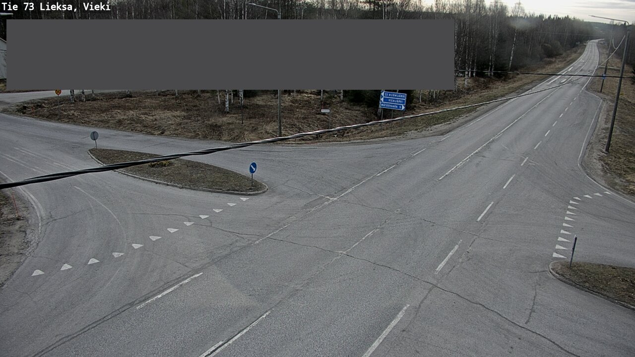 Weather Camera Image Road 73 Lieksa, Vieki, Lieksa, Pohjois-Karjala