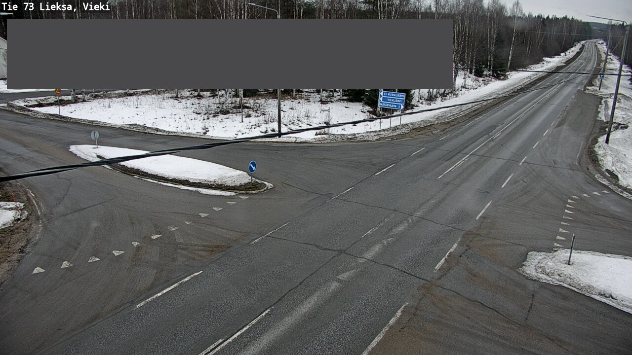 Weather Camera Image Road 73 Lieksa, Vieki, Lieksa, Pohjois-Karjala