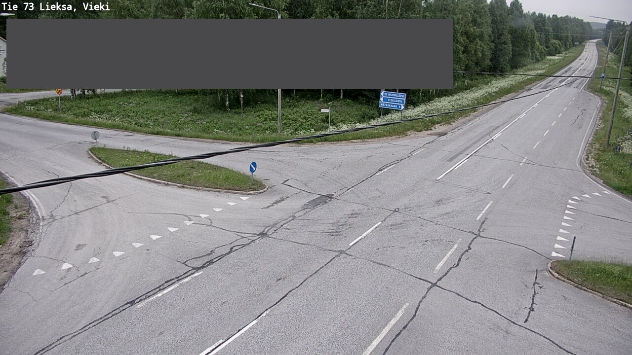 Kelikamerat Kuva Tie 73 Lieksa; Vieki, Lieksa, Pohjois-Karjala
