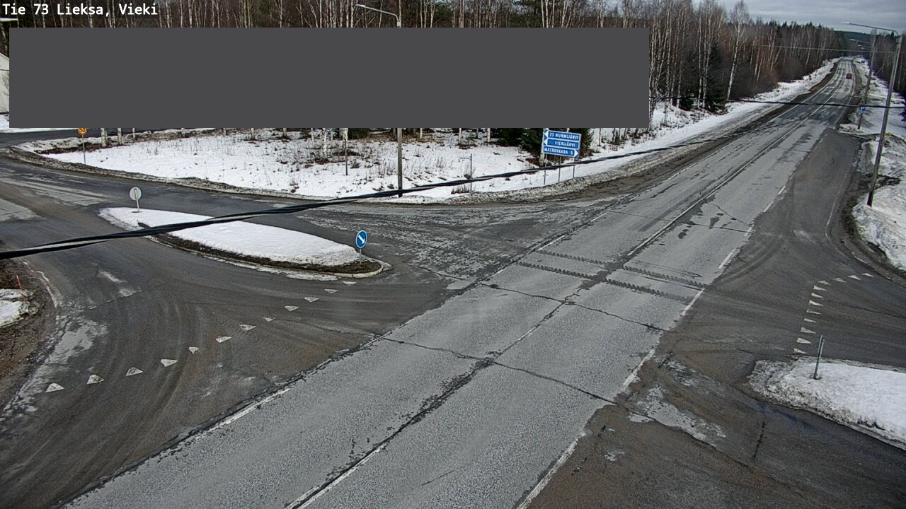 Kelikamerat Kuva Tie 73 Lieksa; Vieki, Lieksa, Pohjois-Karjala