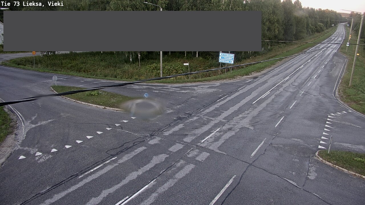 Kelikamerat Kuva Tie 73 Lieksa; Vieki, Lieksa, Pohjois-Karjala