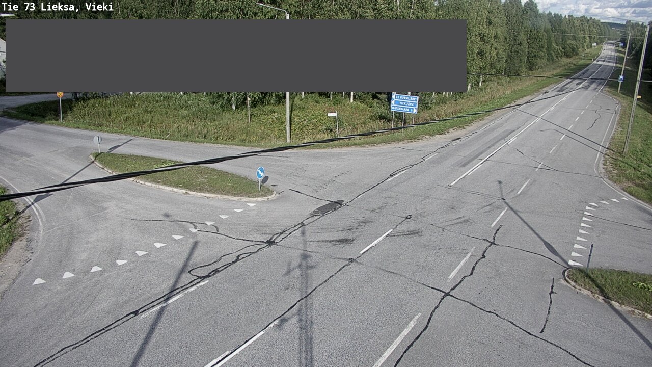 Kelikamerat Kuva Tie 73 Lieksa; Vieki, Lieksa, Pohjois-Karjala