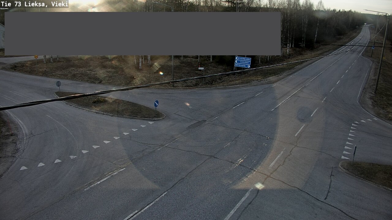 Weather Camera Image Road 73 Lieksa, Vieki, Lieksa, Pohjois-Karjala