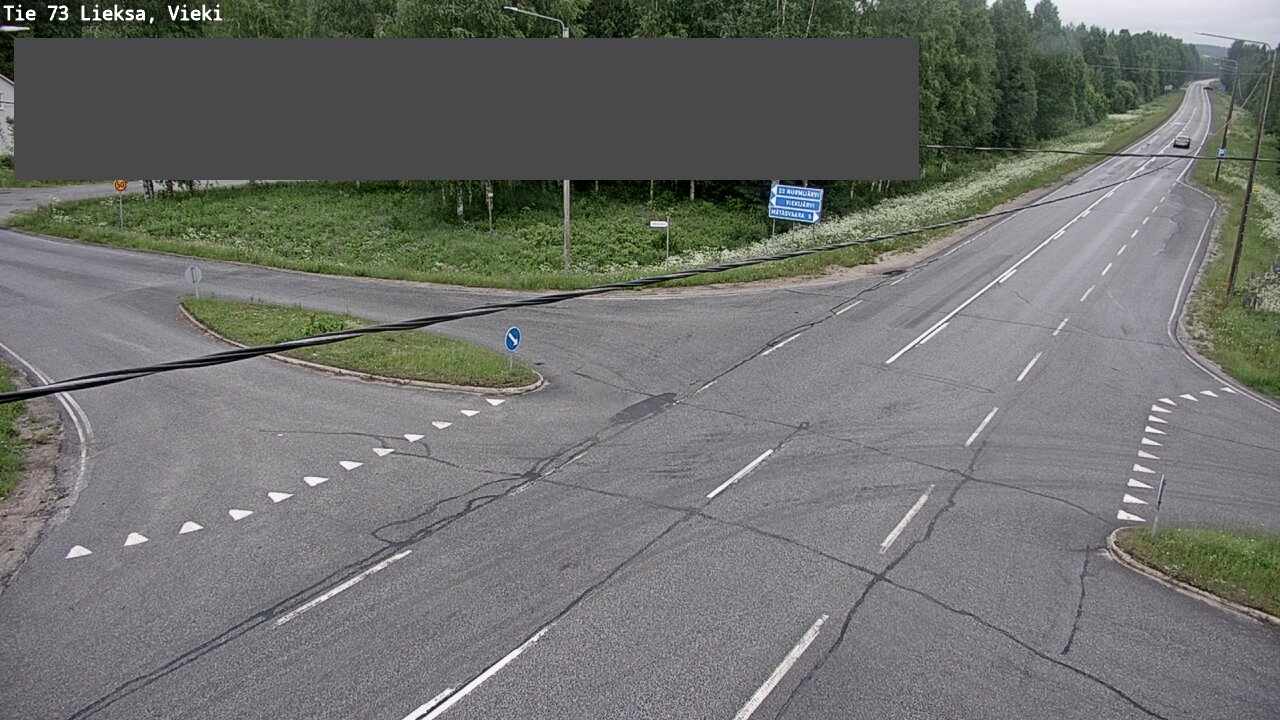 Weather Camera Image Väg 73 Lieksa, Vieki, Lieksa, Pohjois-Karjala