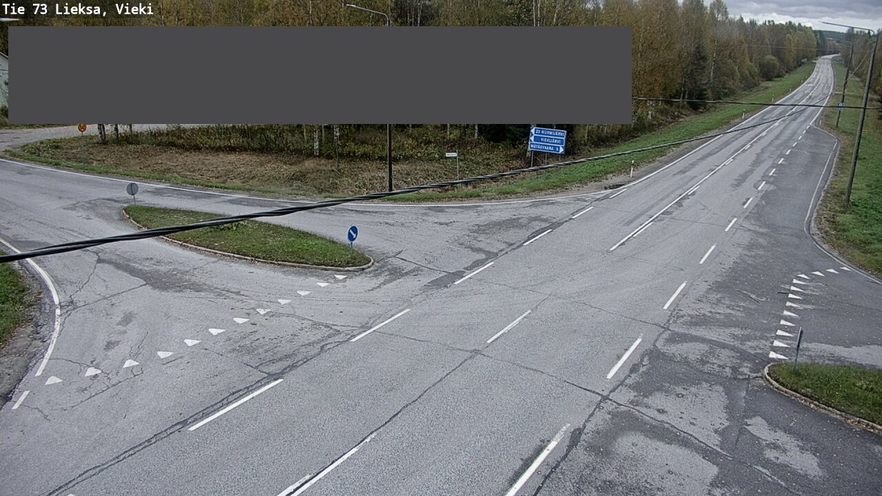 Weather Camera Image Väg 73 Lieksa, Vieki, Lieksa, Pohjois-Karjala