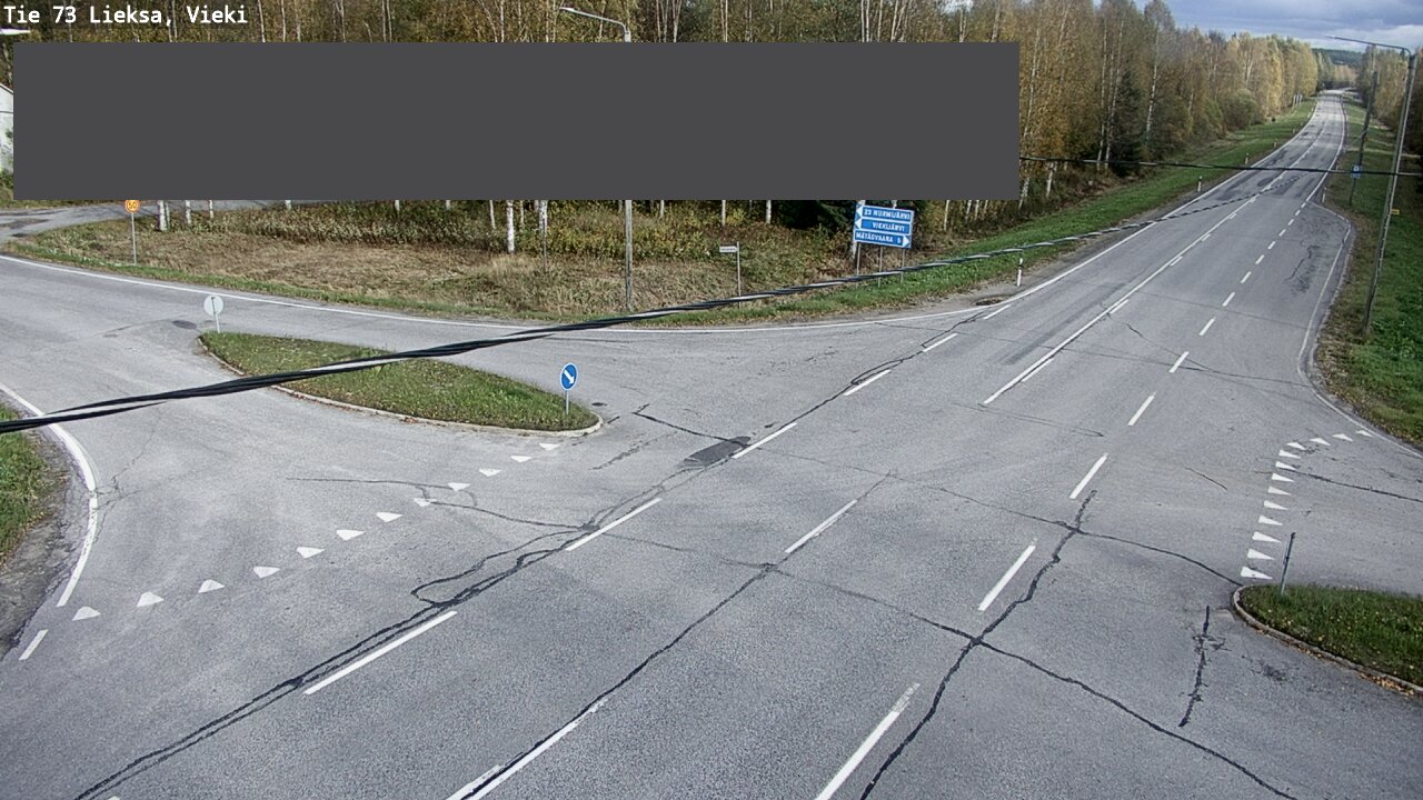 Kelikamerat Kuva Tie 73 Lieksa; Vieki, Lieksa, Pohjois-Karjala