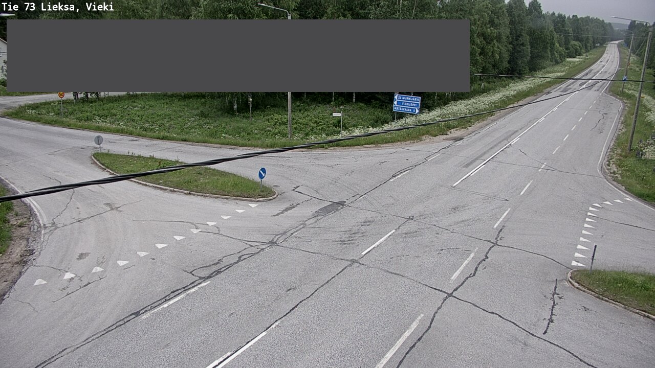 Kelikamerat Kuva Tie 73 Lieksa; Vieki, Lieksa, Pohjois-Karjala